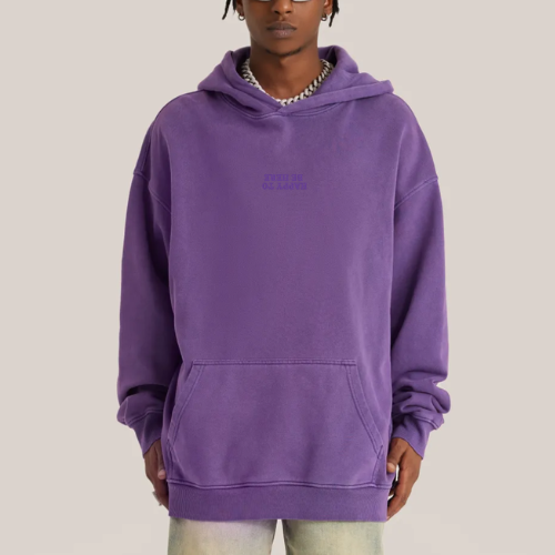PURP HVY RETRO HOOD