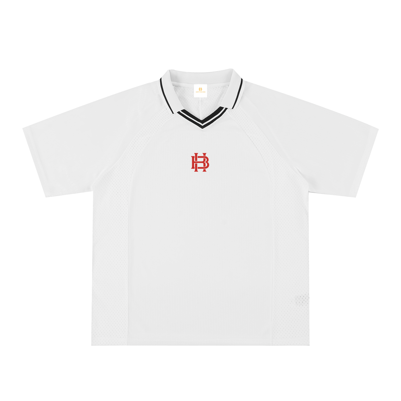 Striped V-Neck Soccer Jersey