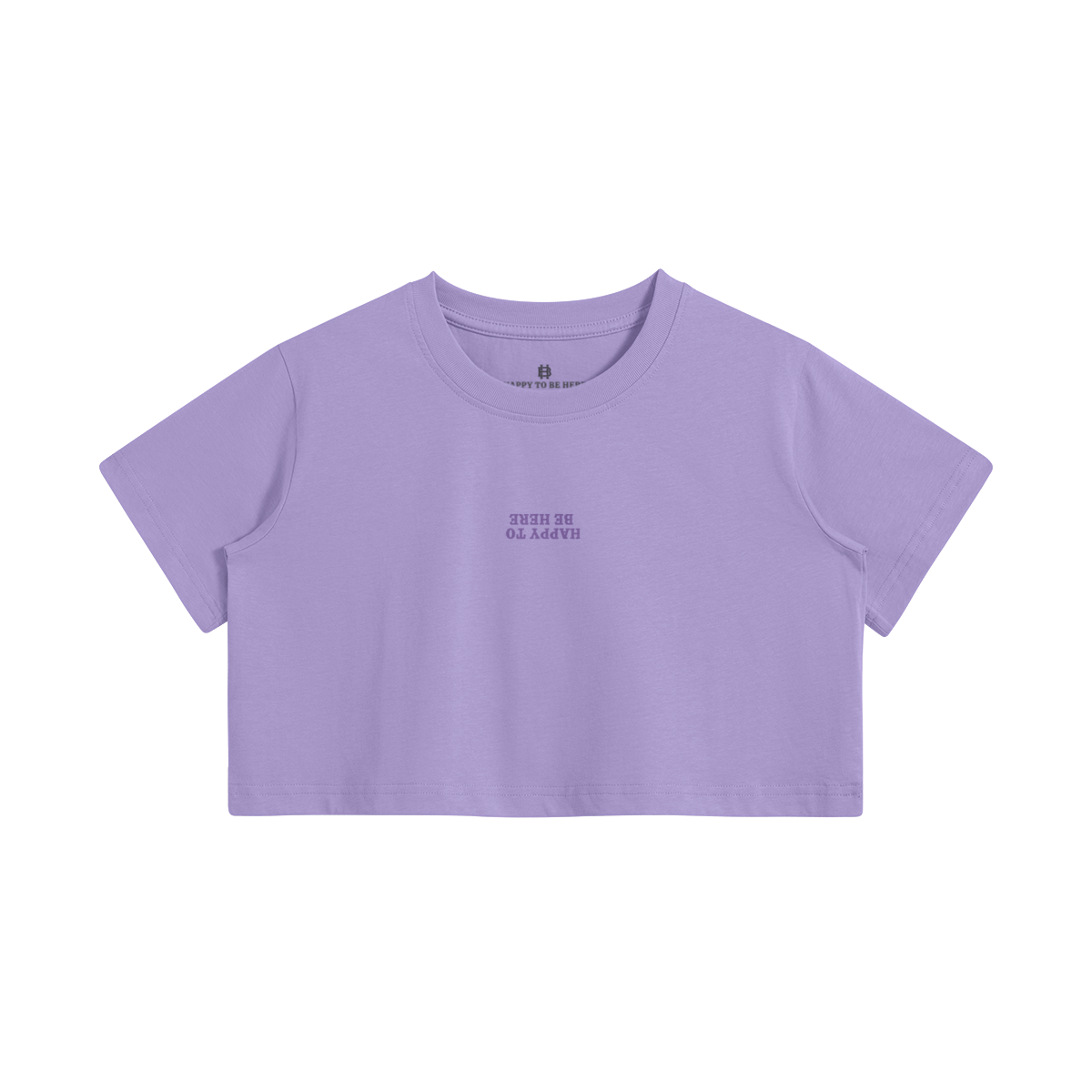 PURP CROP TEE H.I.P.S.