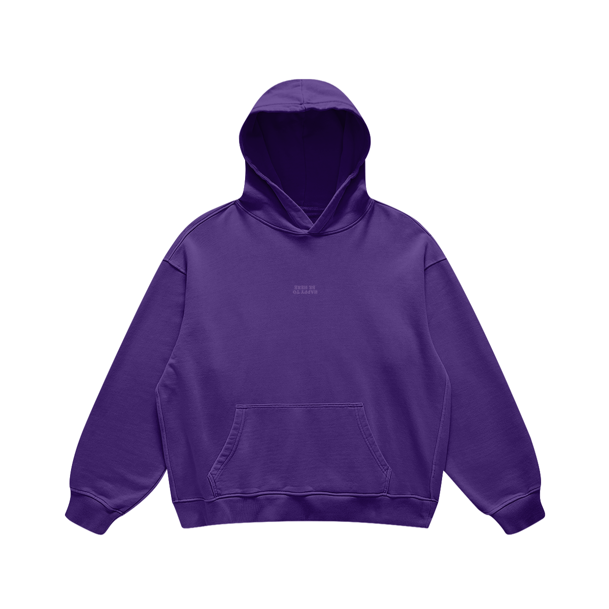 PURP HVY RETRO HOOD