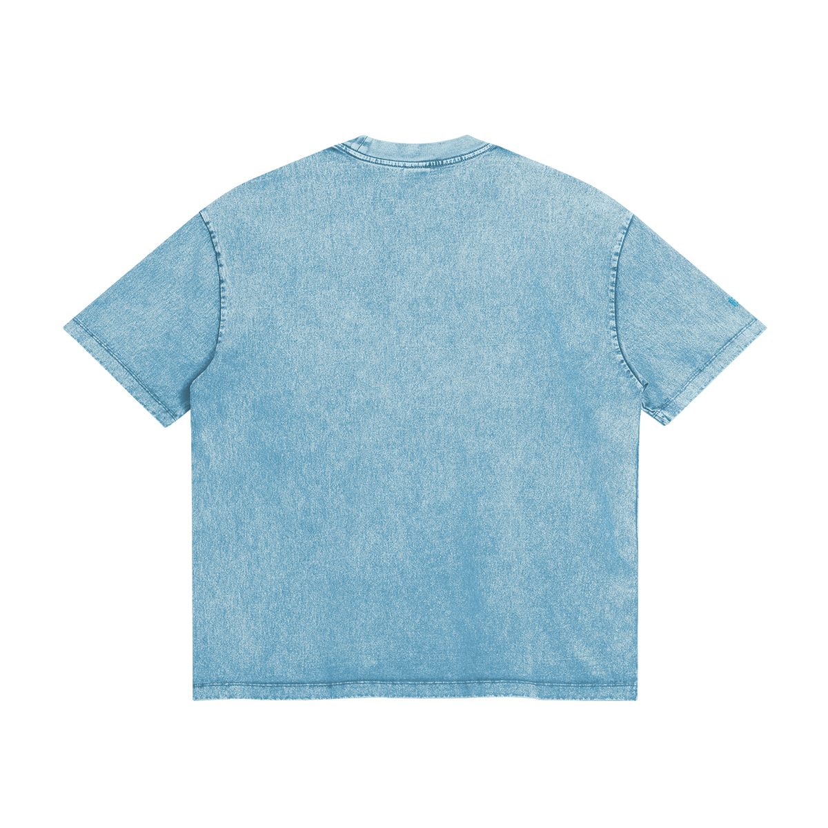BLUE WINTER SNOW WASH TEE