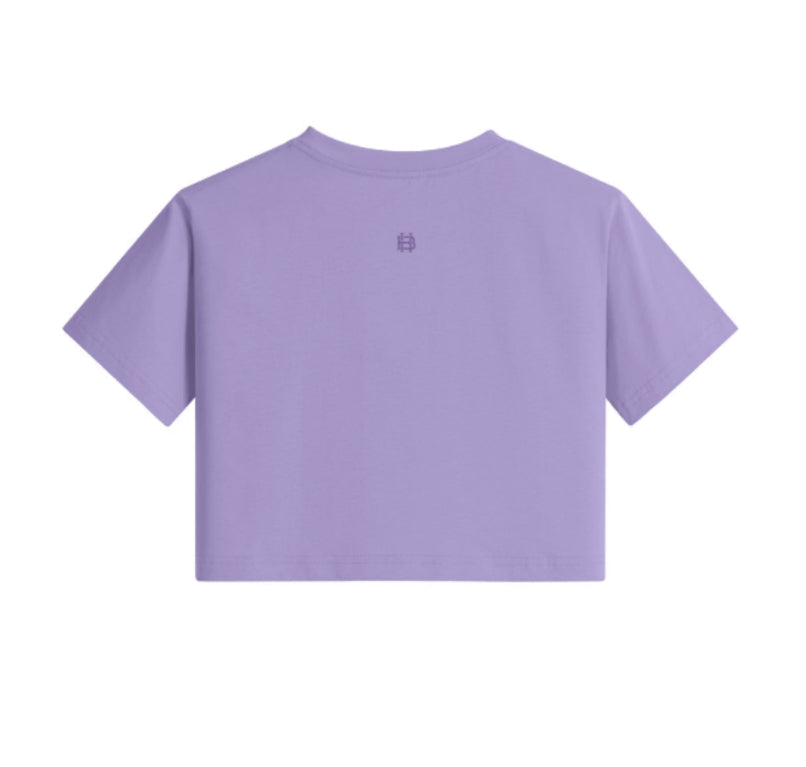 PURP CROP TEE H.I.P.S.