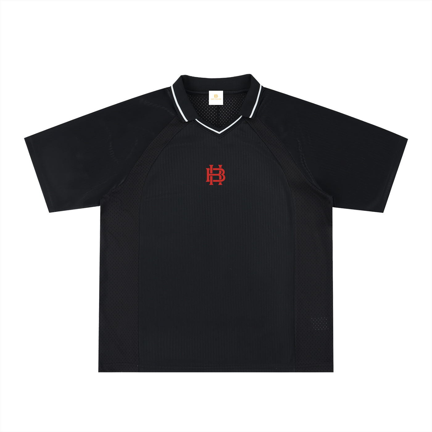 Striped V-Neck Soccer Jersey
