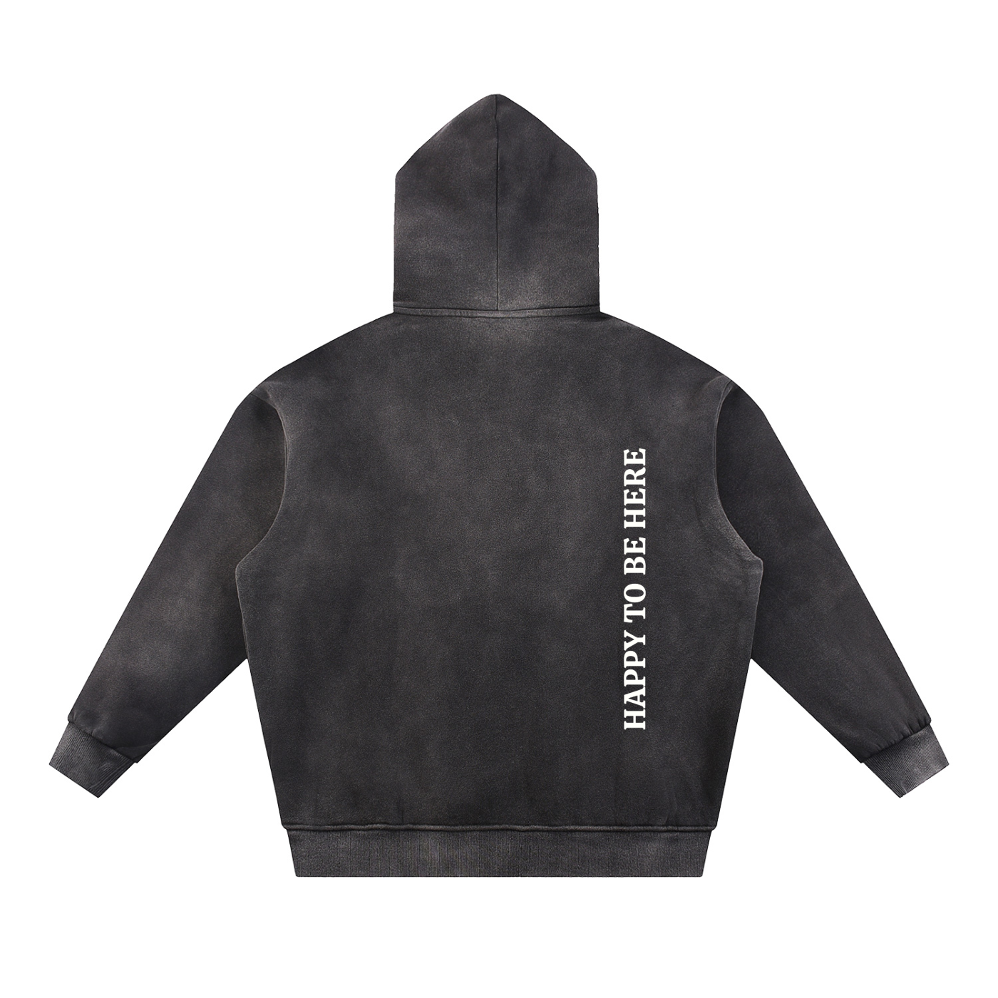 Sun Fade Contrast Tape Fleece Hoodie