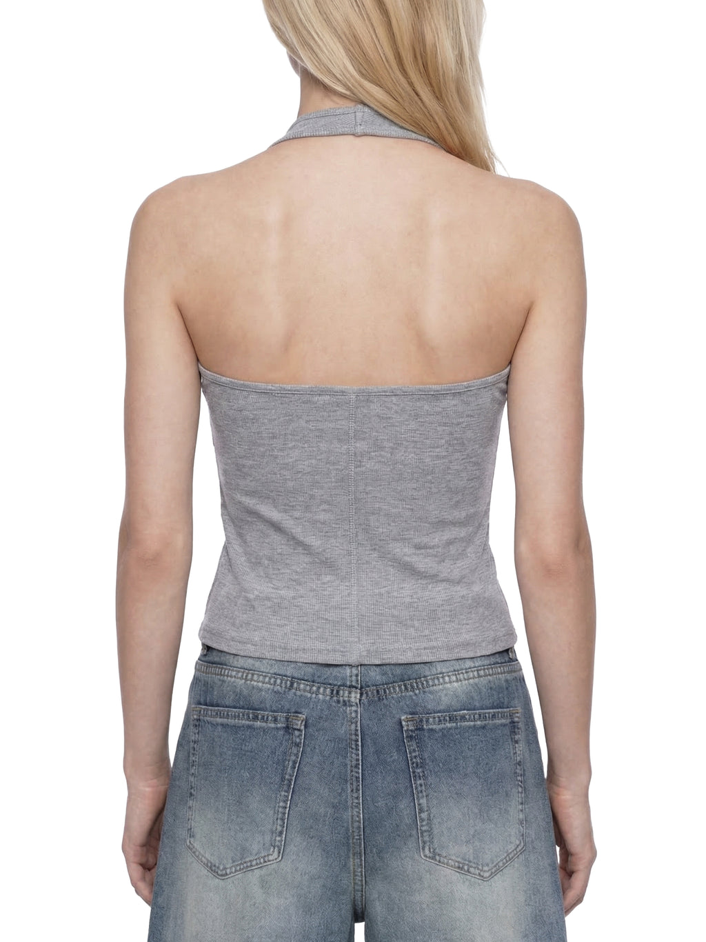 Women's Open Back Tank,Women's Tank Top,Women's Henley Ribbed Crop,Henly Ribbed,Women's Crop Tee